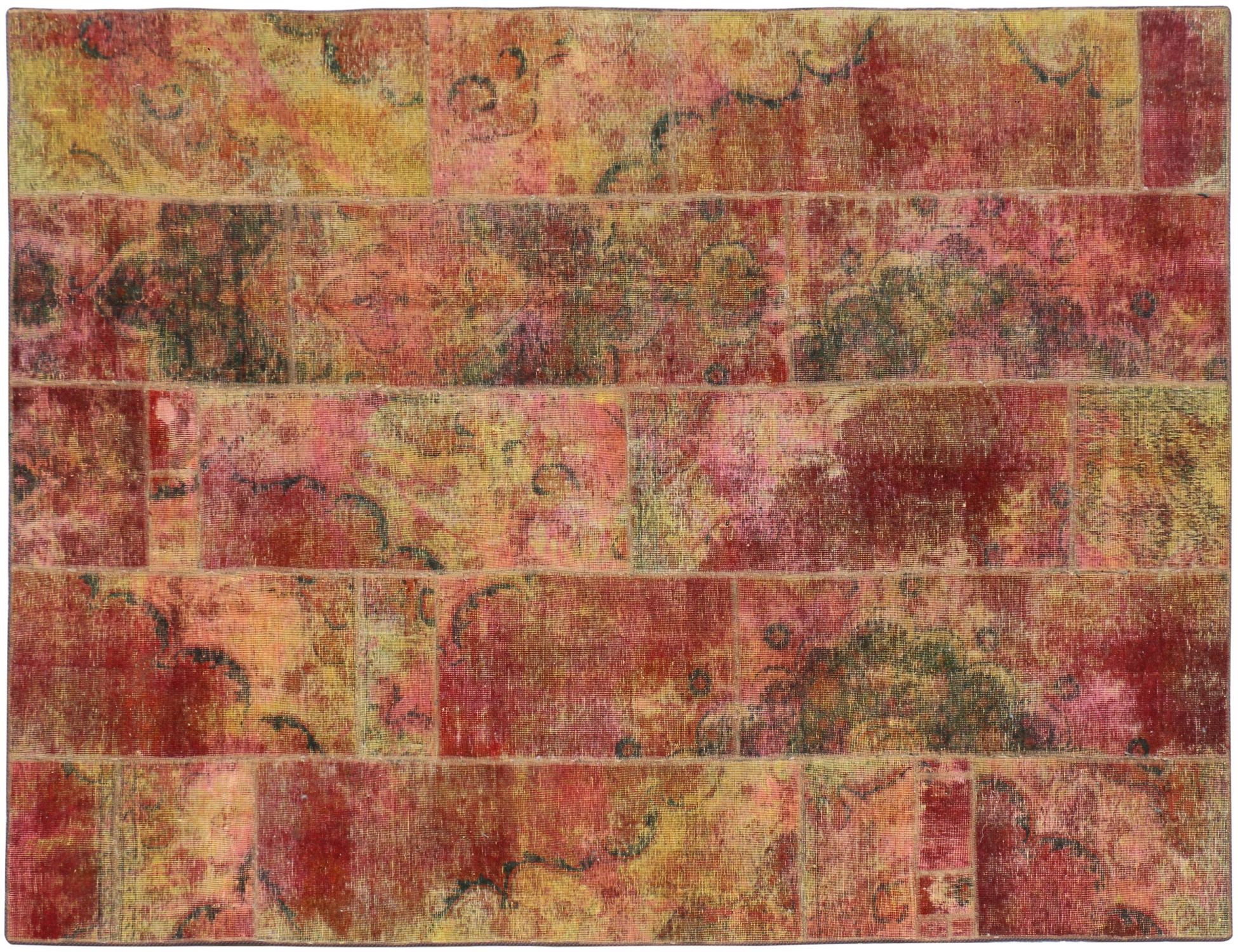 Tappeto Patchwork  multicolore <br/>278 x 198 cm