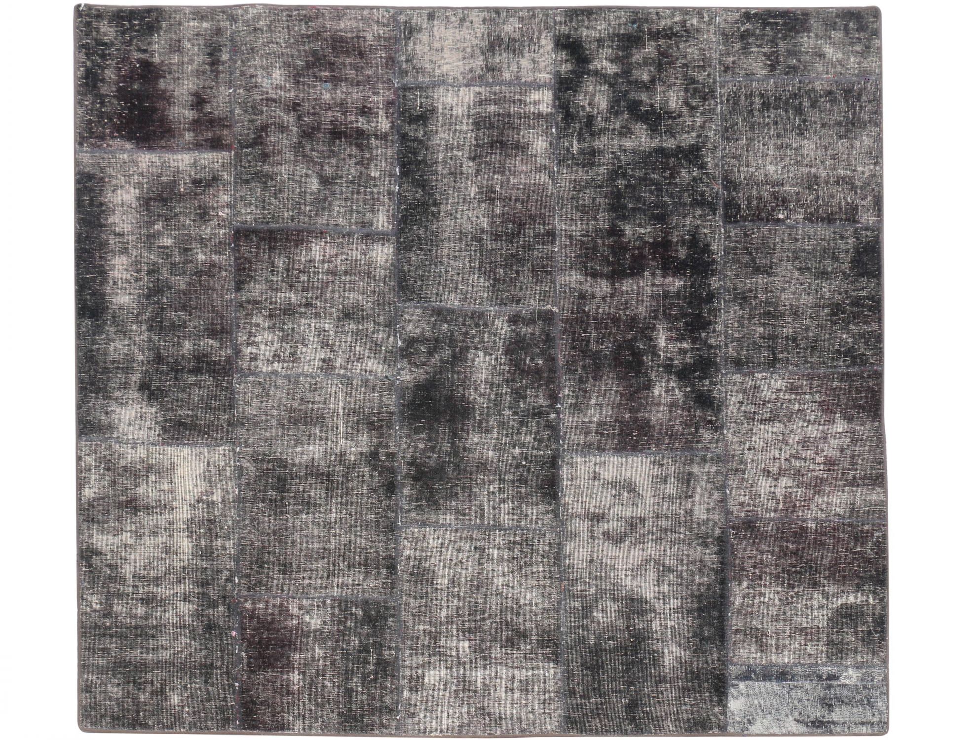 Vintage Teppich  schwarz <br/>200 x 200 cm