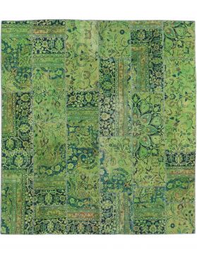 Vintage Teppich 224 x 226 grün