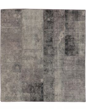 Patchwork Carpet 203 x 203 grey