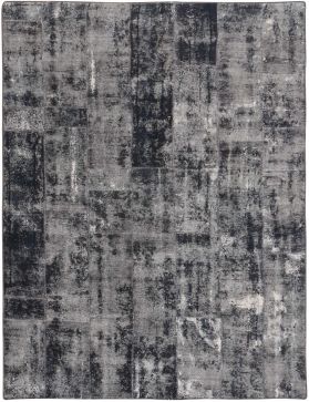 Patchwork Carpet 285 x 210 black