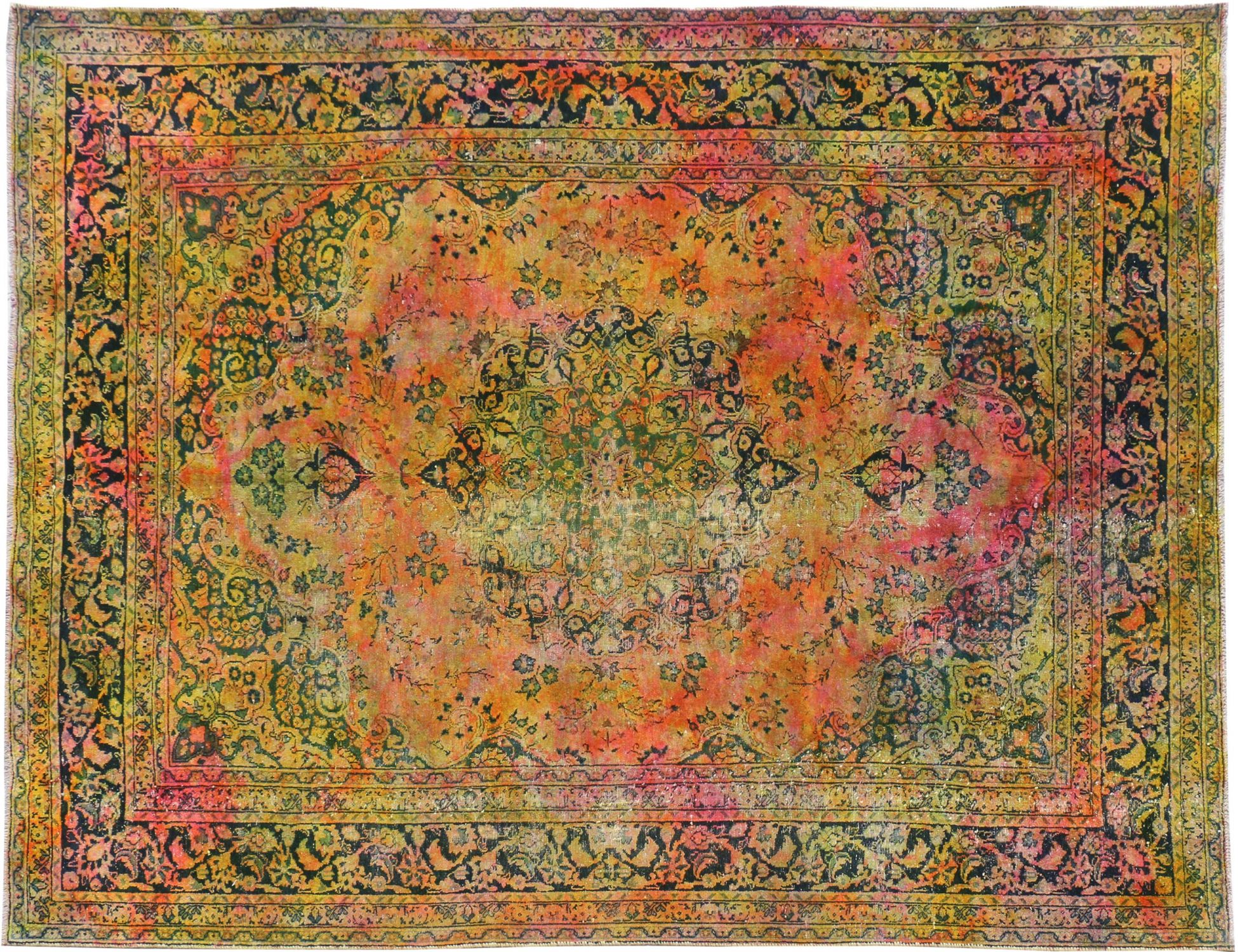 Tappeto vintage  giallo <br/>333 x 240 cm