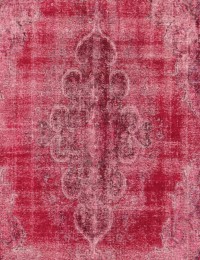 Rood Perzië Vintage Tapijt 290 x 270 cm - view 3