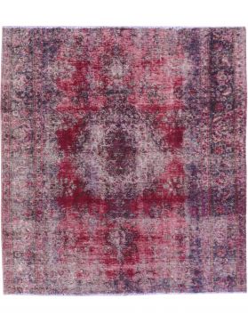 Square Vintage Carpet  purple  <br/>206 x 196 cm