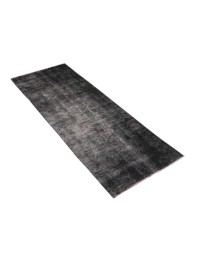 Negro Persa Alfombra Vintage 323 x 96 cm - view 2