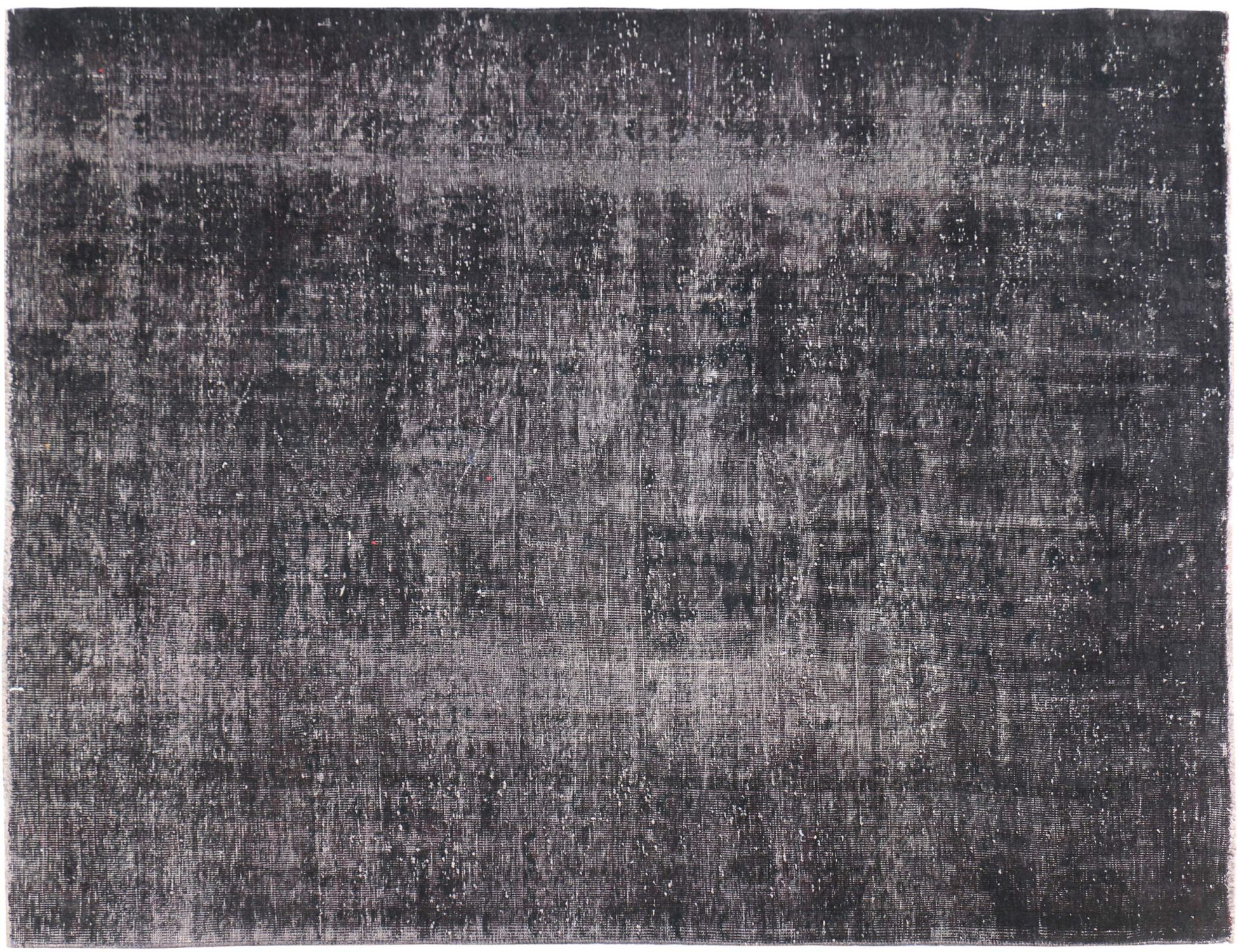 Svart persia Vintage teppe 307 x 199 cm - Unikt håndlaget teppe