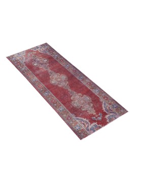 Rot Persien Vintage Teppich  271 x 111 cm