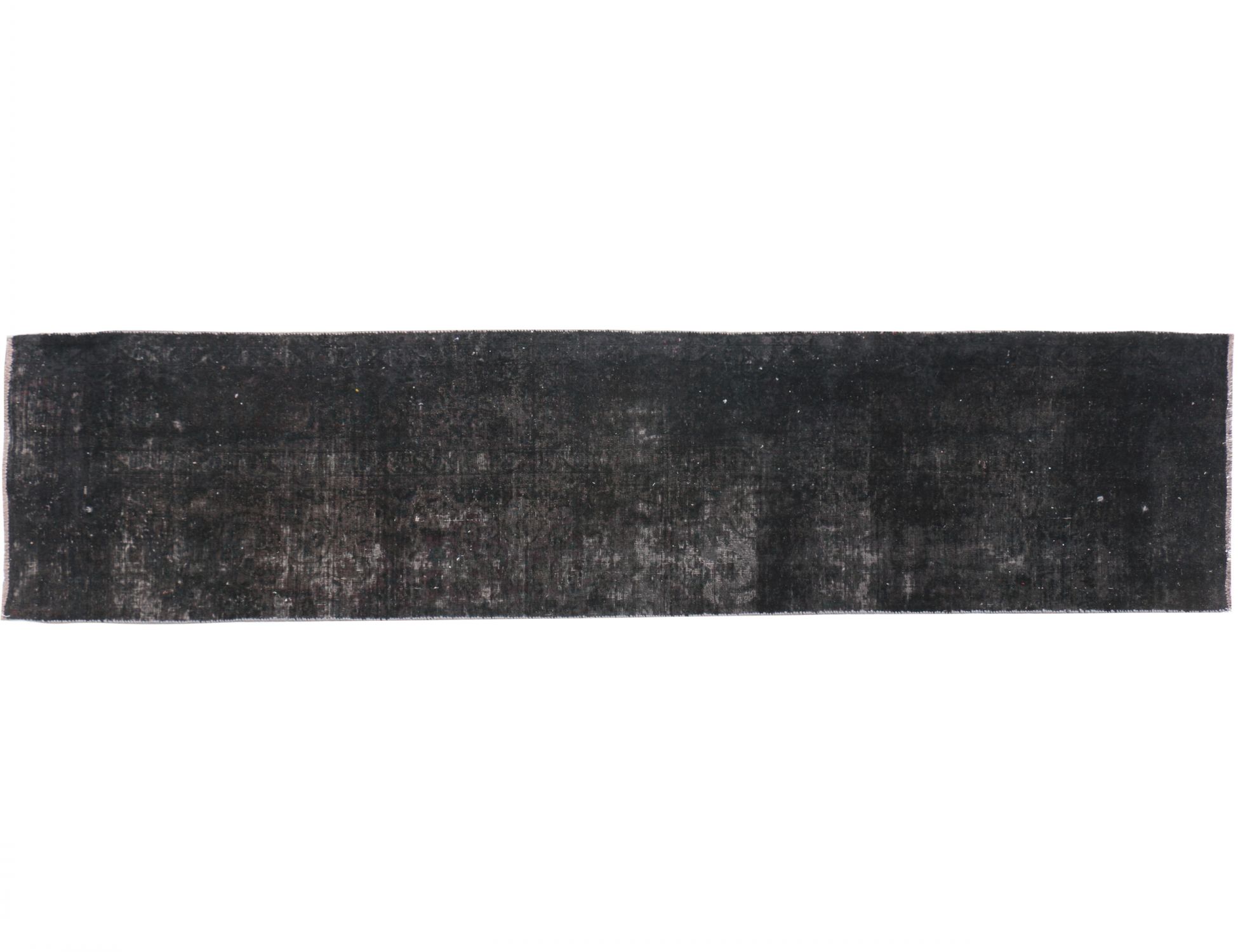 Vintage Teppich  schwarz <br/>348 x 84 cm
