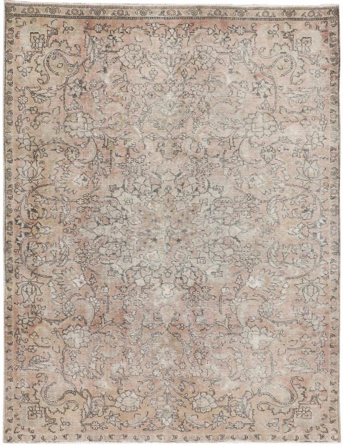 Beige Persien Vintage Teppich 312 x 220 cm