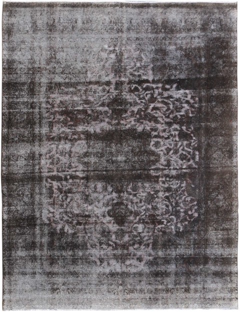 Schwarz Persien Vintage Teppich 353 x 260 cm