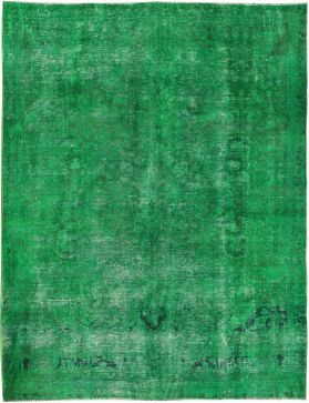 Vintagetæppe 307 x 220 grøn
