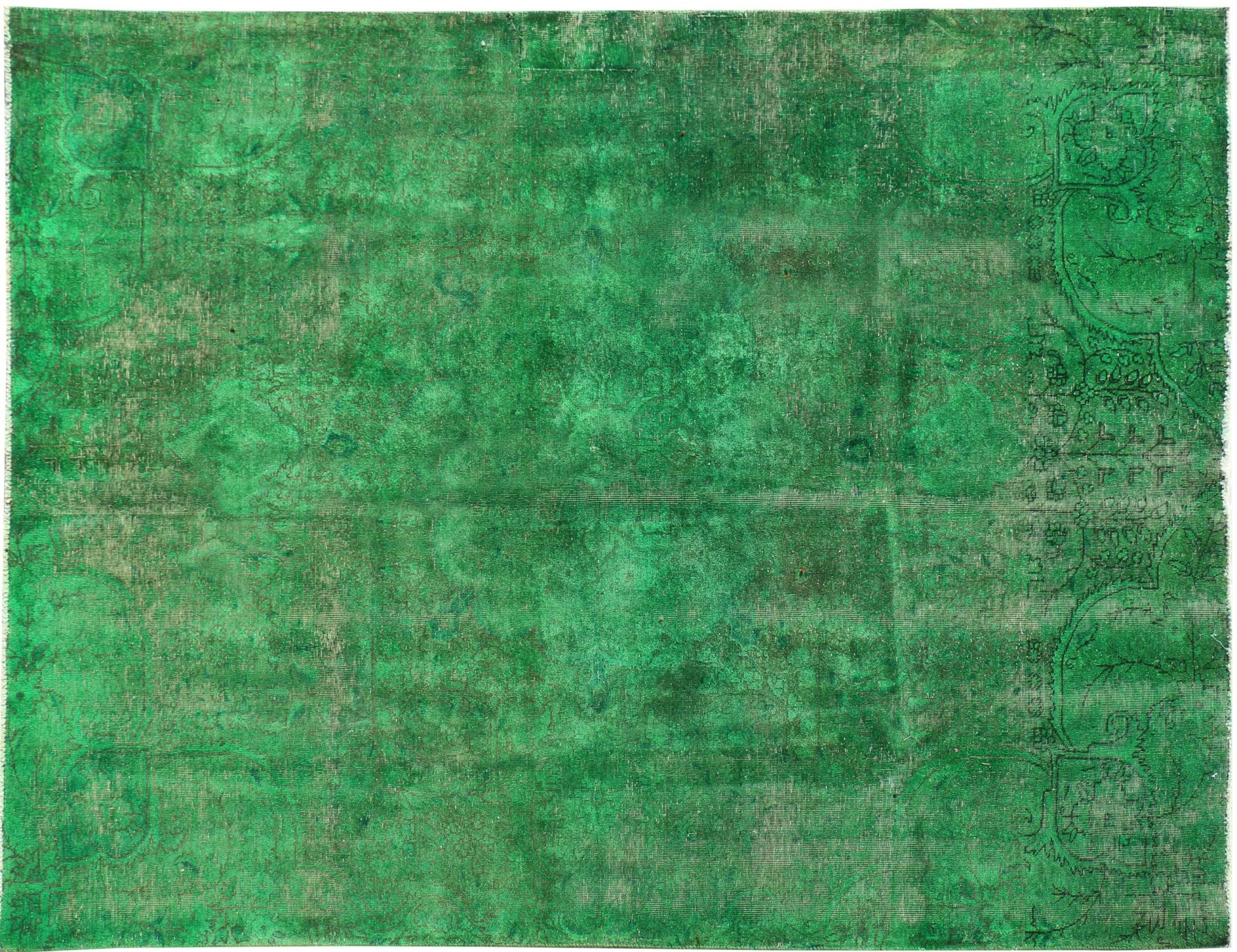 Tappeto Vintage  verde <br/>272 x 190 cm
