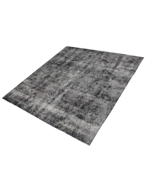 Schwarz Persien Vintage Teppich  266 x 223 cm