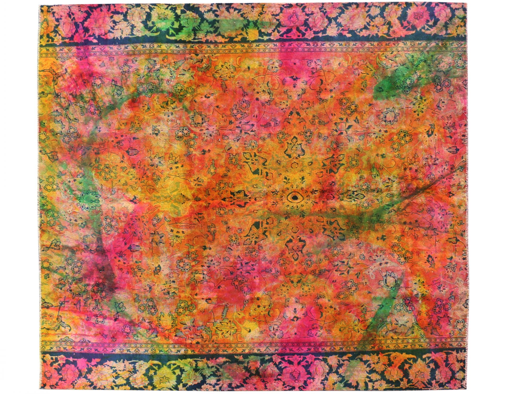 Vintagetæppe   269 x 262 cm