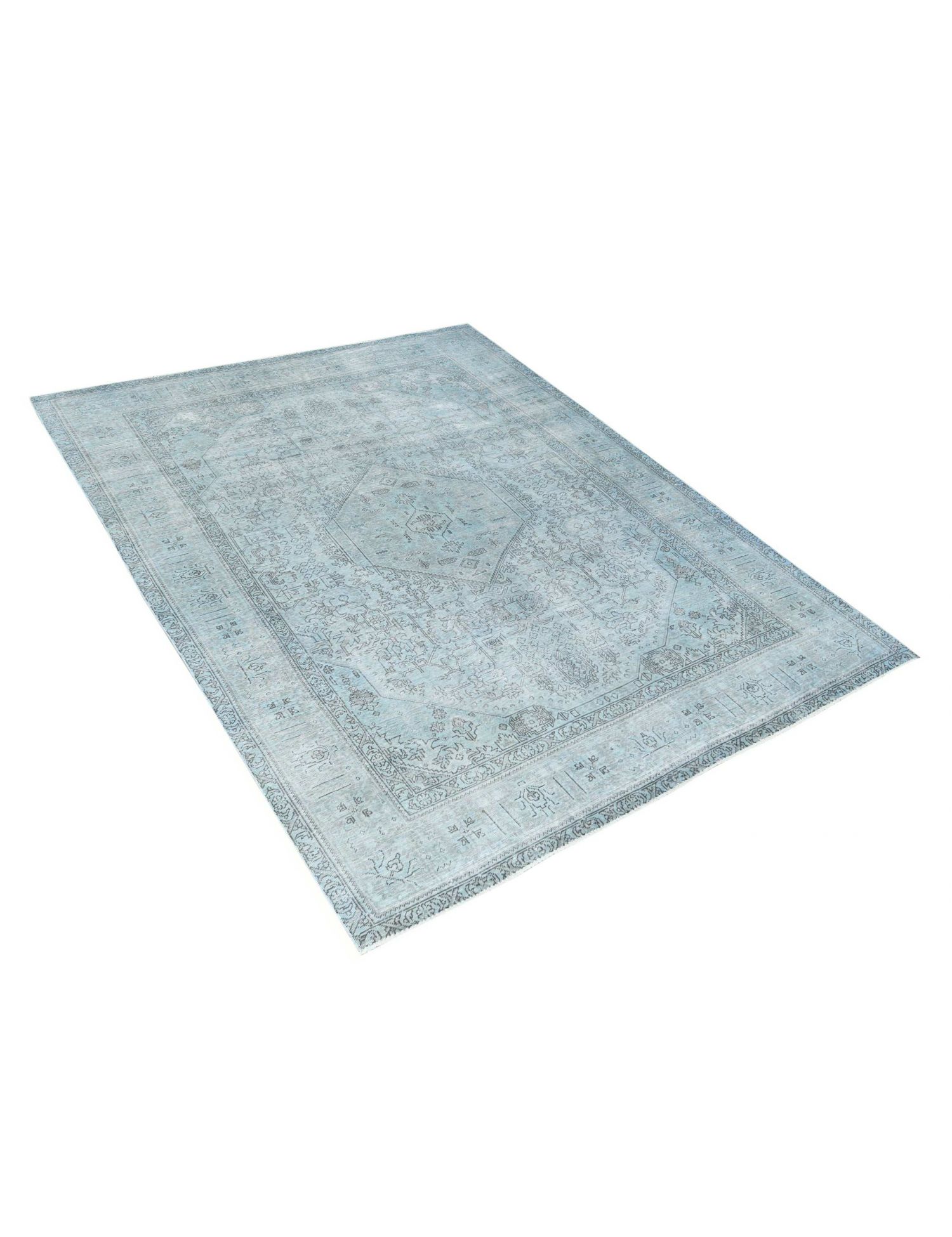 Vintagetæppe  blå  306 x 194 cm