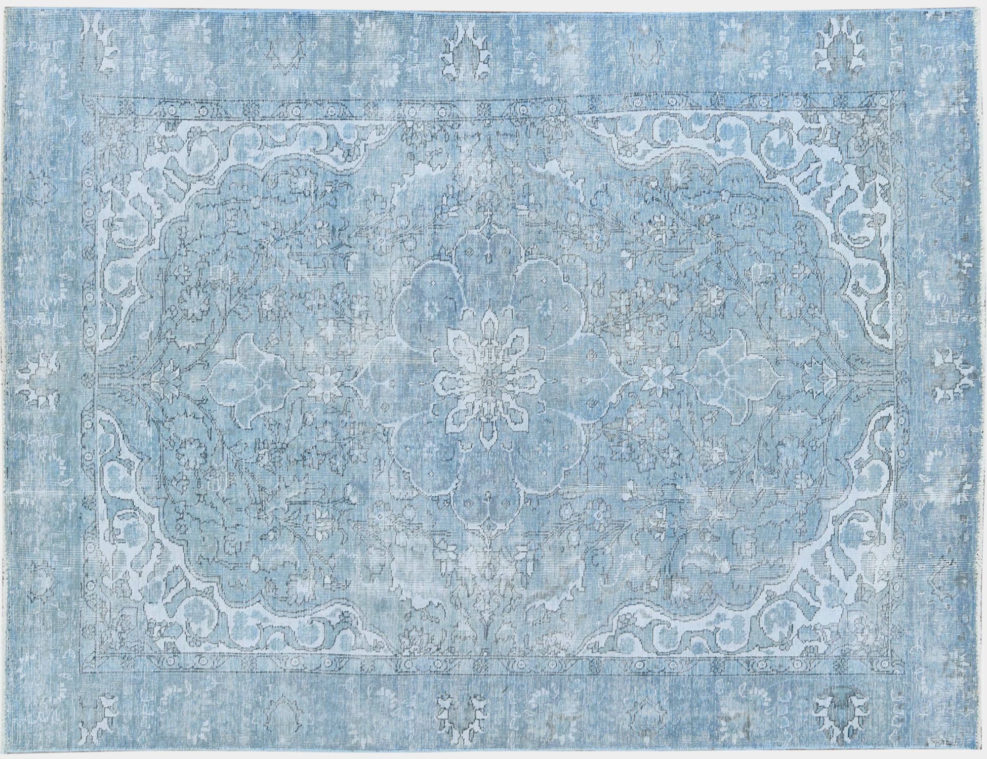 Tappeto Vintage  blu <br/>279 x 183 cm