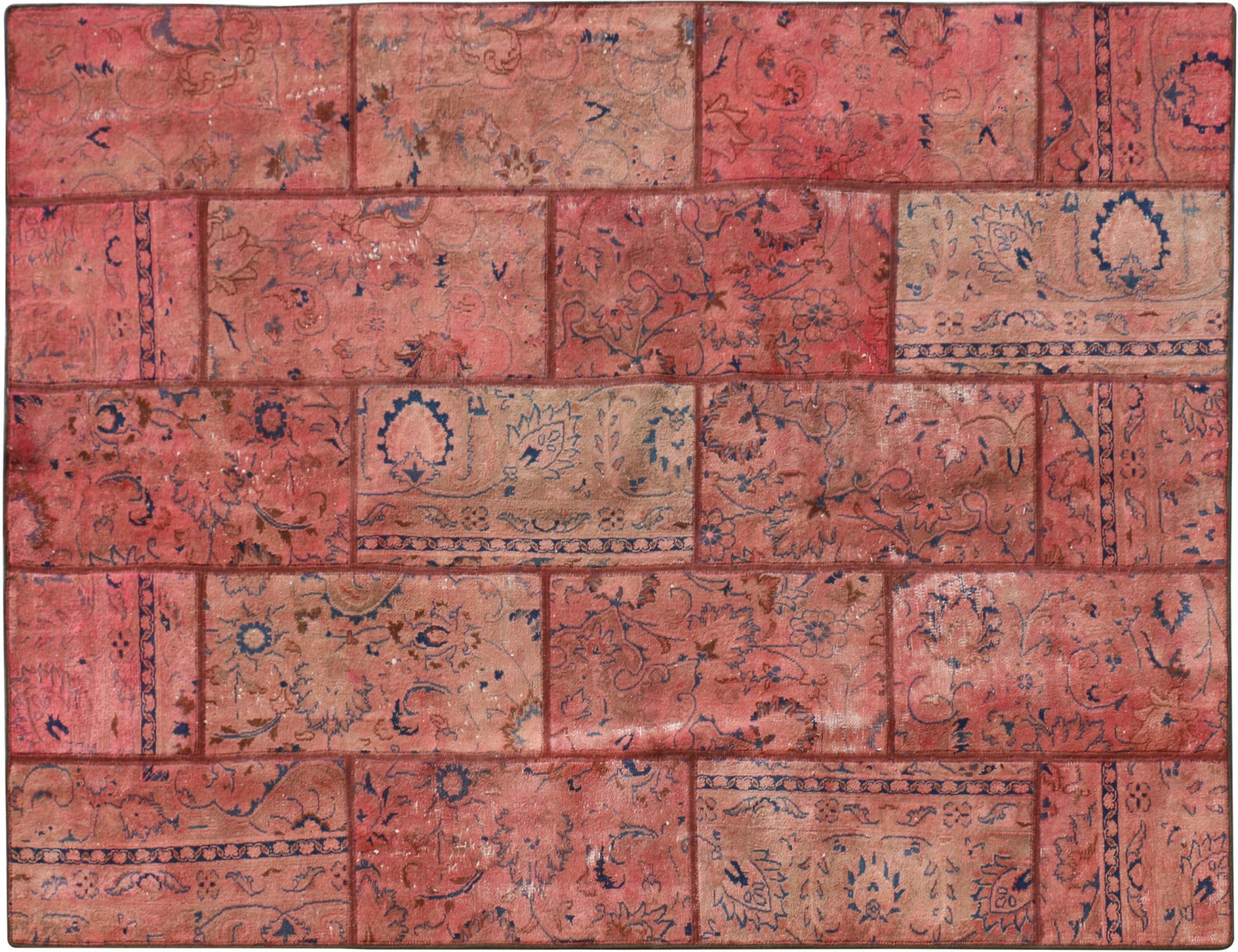 Tappeto Patchwork  rosa <br/>251 x 170 cm
