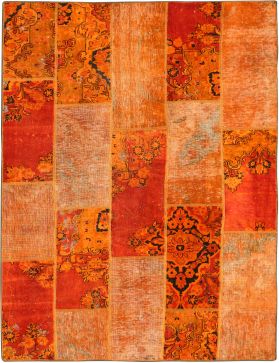 Patchwork Carpet 240 x 170 orange 