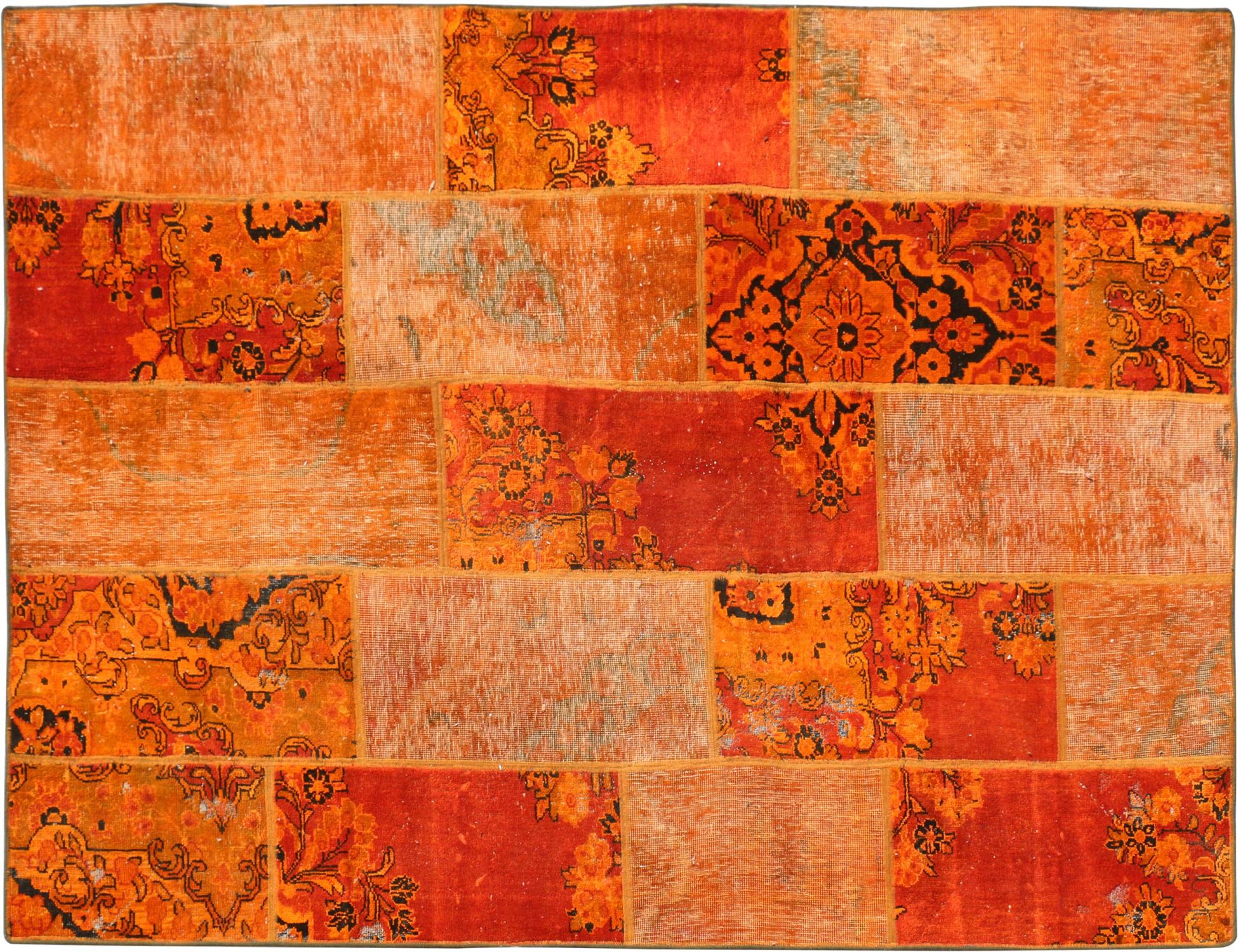 Tappeto Patchwork  arancia <br/>240 x 170 cm