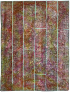 Tapis Patchwork 203 x 184 multicolore