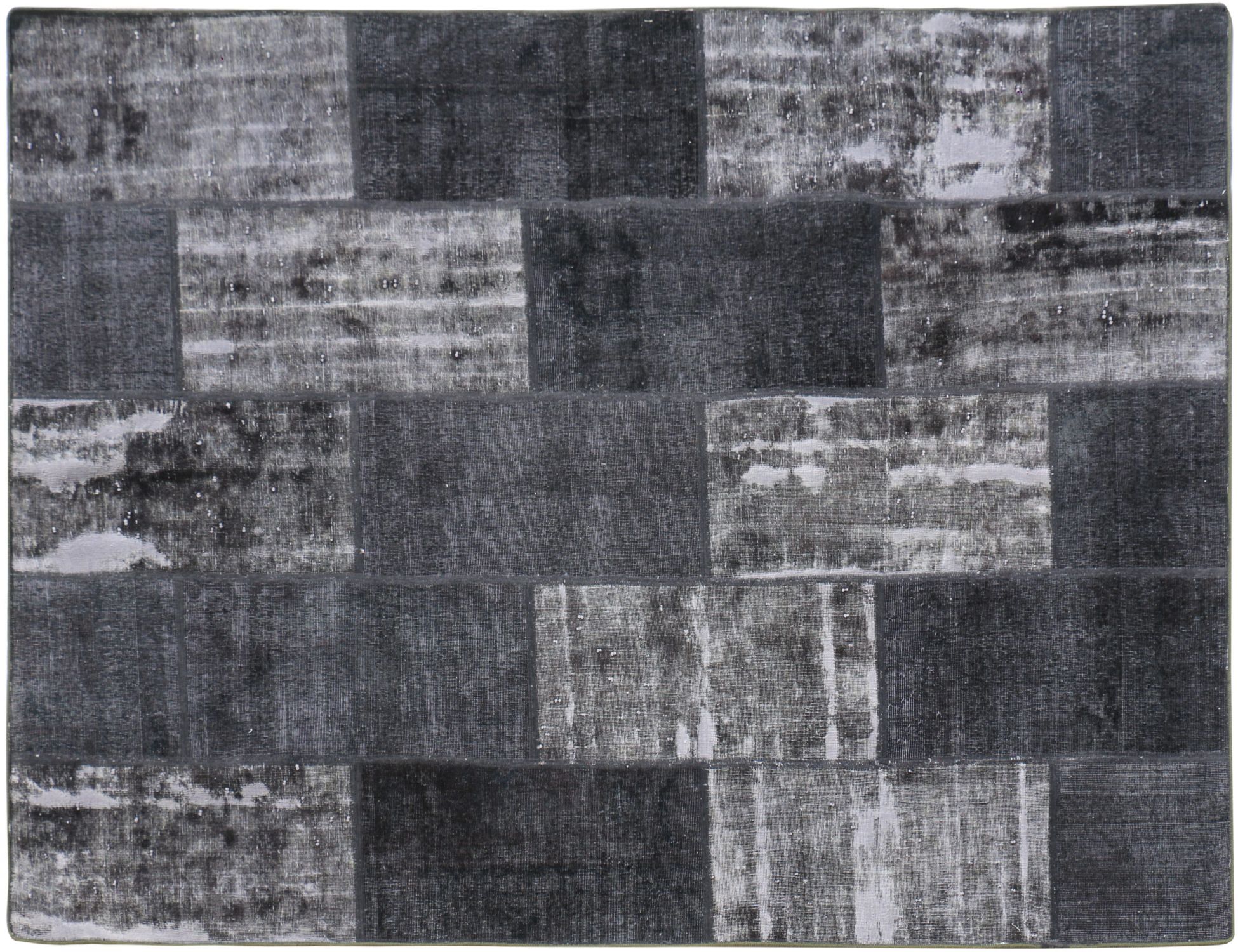 Tappeto Patchwork  nero <br/>245 x 170 cm