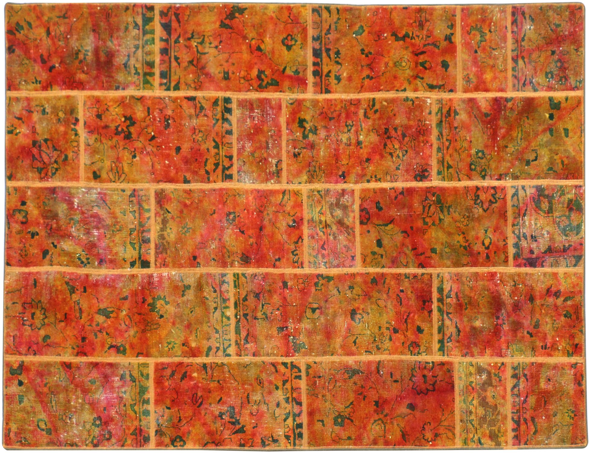 Tappeto Patchwork  multi colore <br/>230 x 146 cm