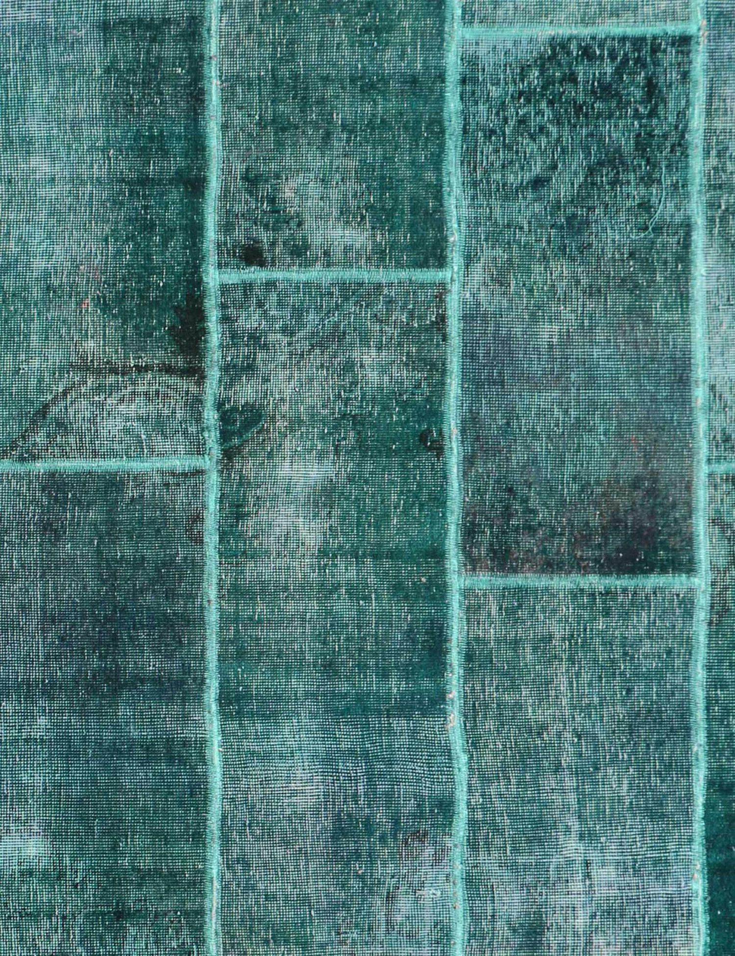 Tappeto Patchwork  verde <br/>210 x 150 cm