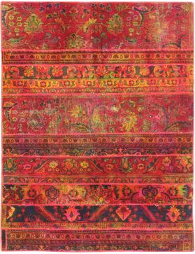 Tapis Patchwork 246 x 170 rouge