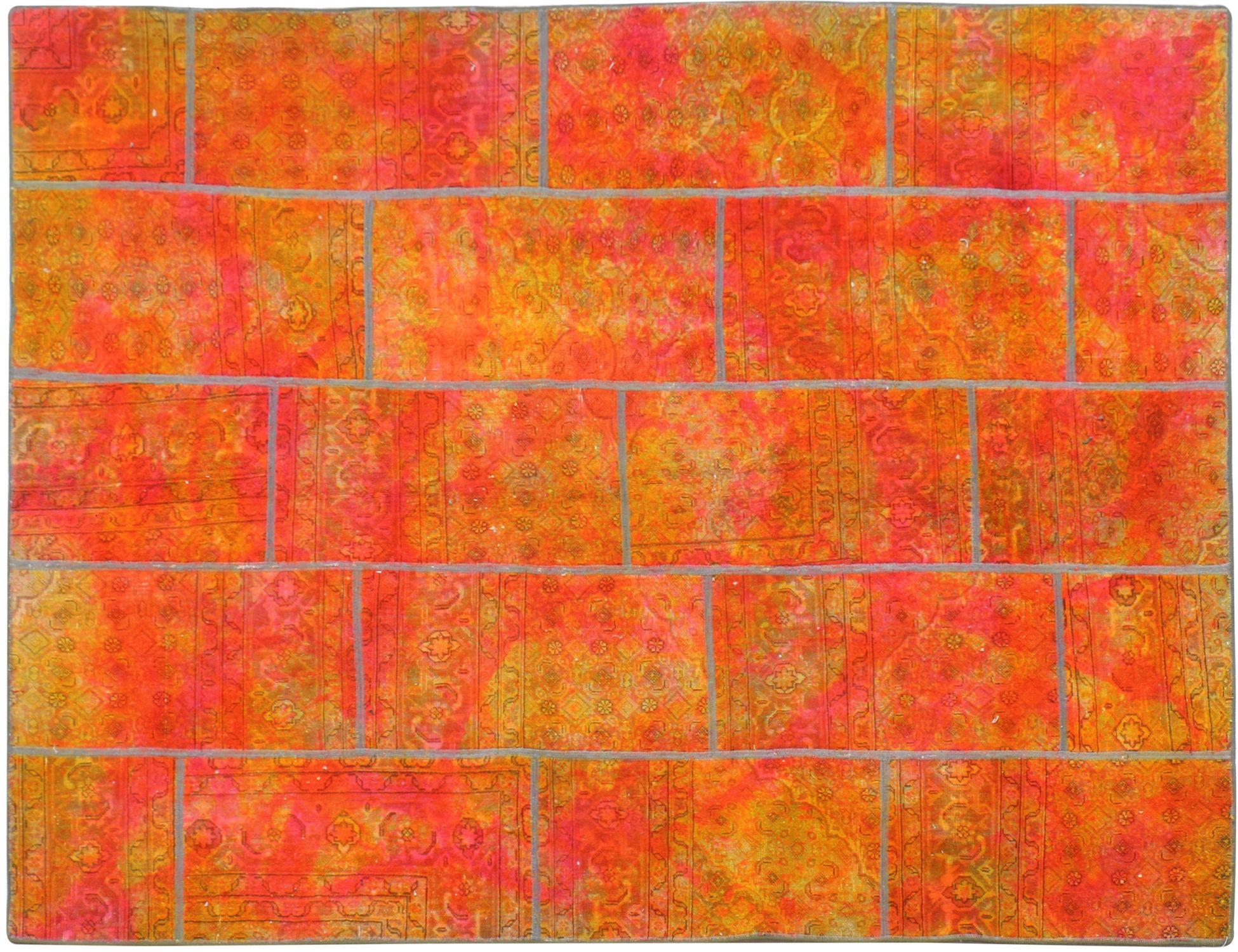 Tappeto Patchwork  multicolore <br/>244 x 160 cm