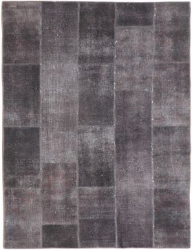 Patchwork Carpet 240 x 152 black