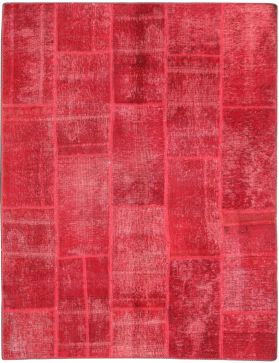 Alfombras Patchwork 210 x 150 rojo