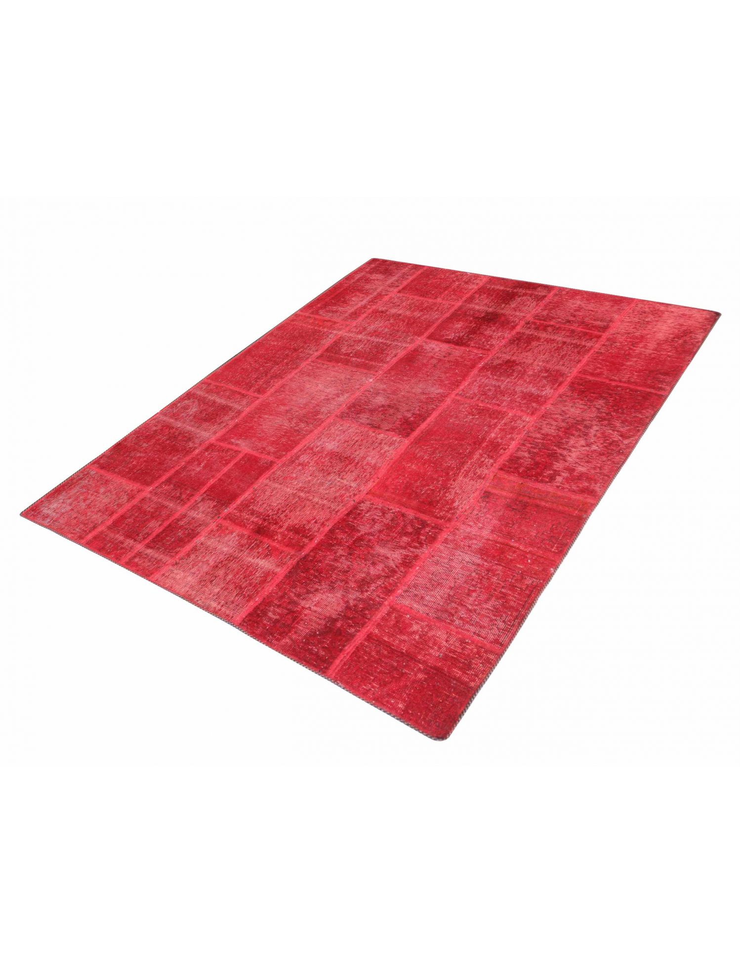 Tappeto Patchwork  rosso <br/>210 x 150 cm