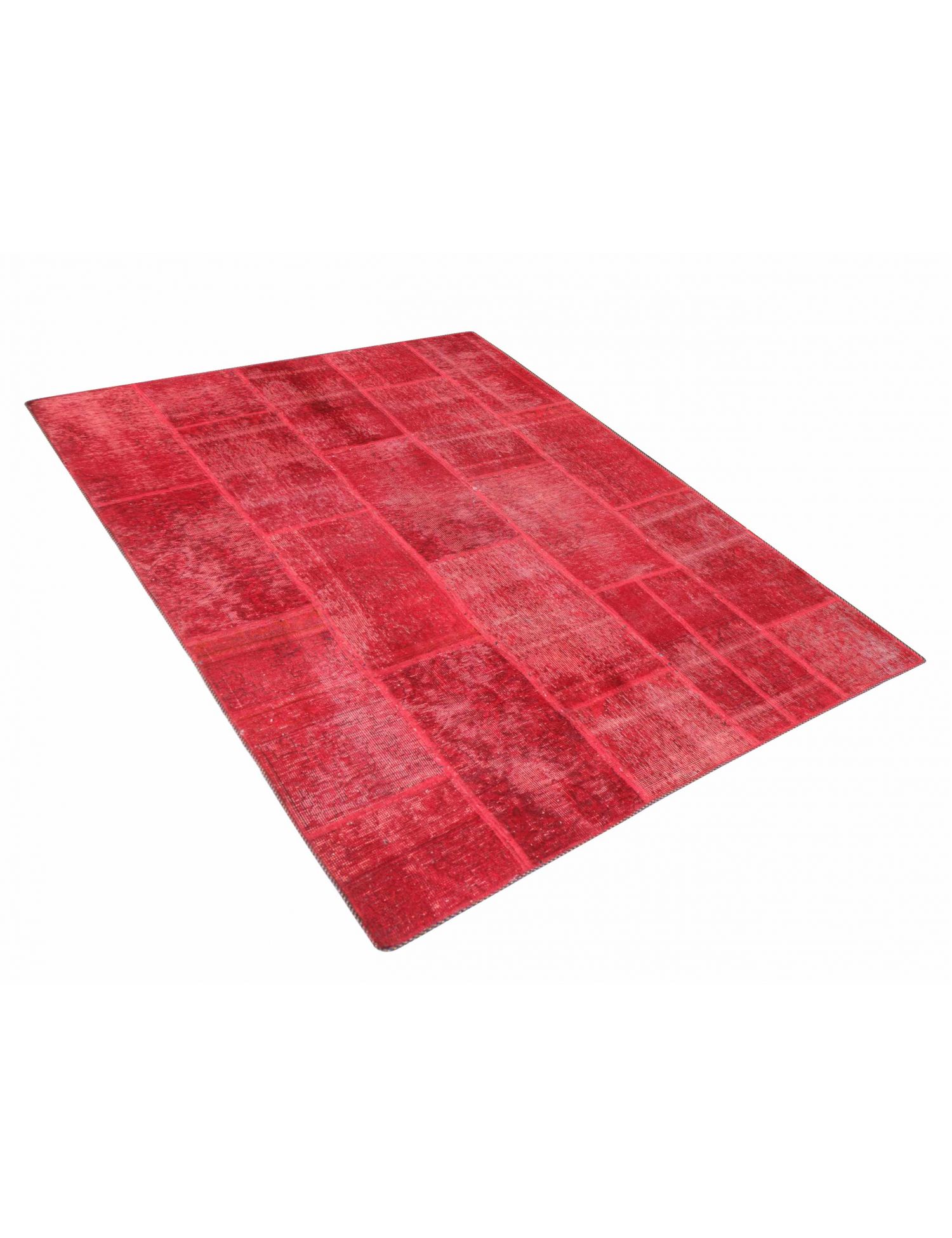 Tappeto Patchwork  rosso <br/>210 x 150 cm
