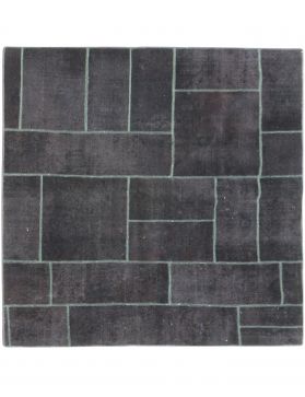 Patchwork Carpet 210 x 210 black