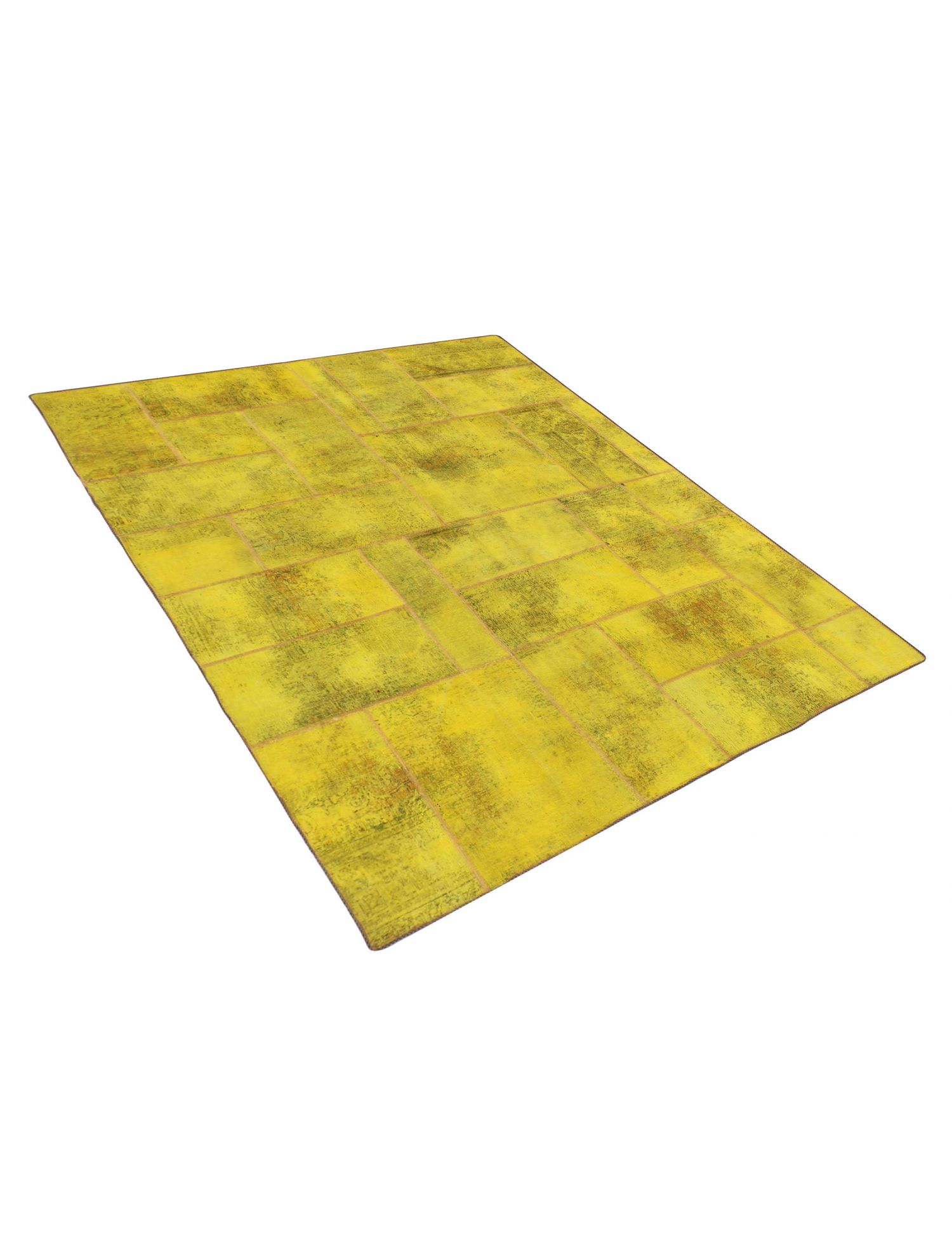 Tappeto Patchwork  giallo <br/>240 x 195 cm