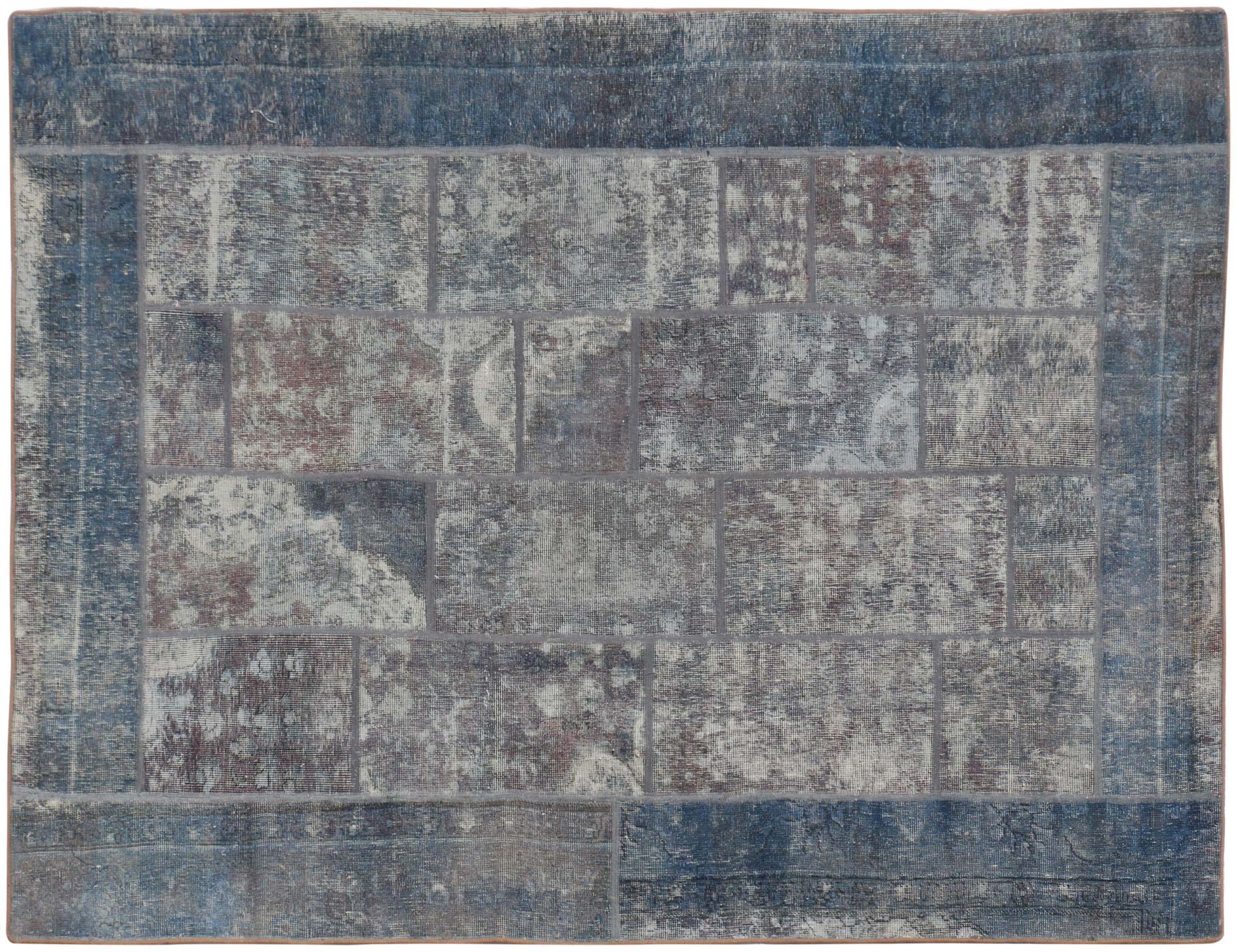 Tappeto Patchwork  blu <br/>250 x 167 cm