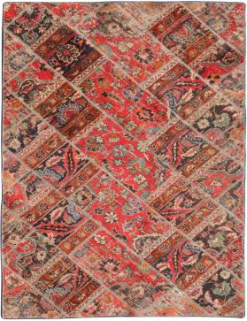 Patchwork Carpet 232 x 184 multicolor 