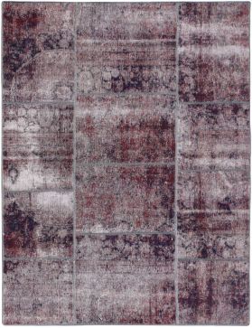 Patchwork Carpet 245 x 171 purple 