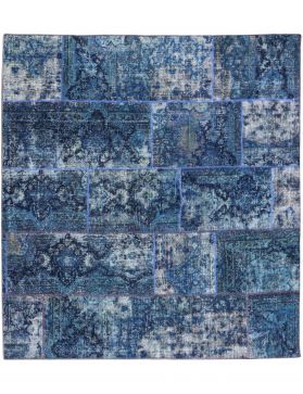 Vintage Teppich 250 x 250 blau