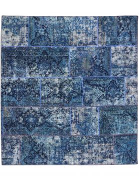 Vintage Teppich 250 x 250 blau