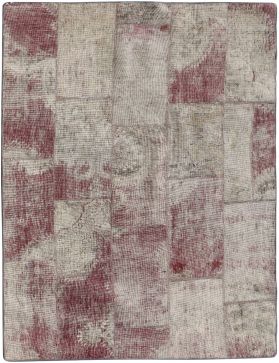 Patchwork Carpet 241 x 147 beige 