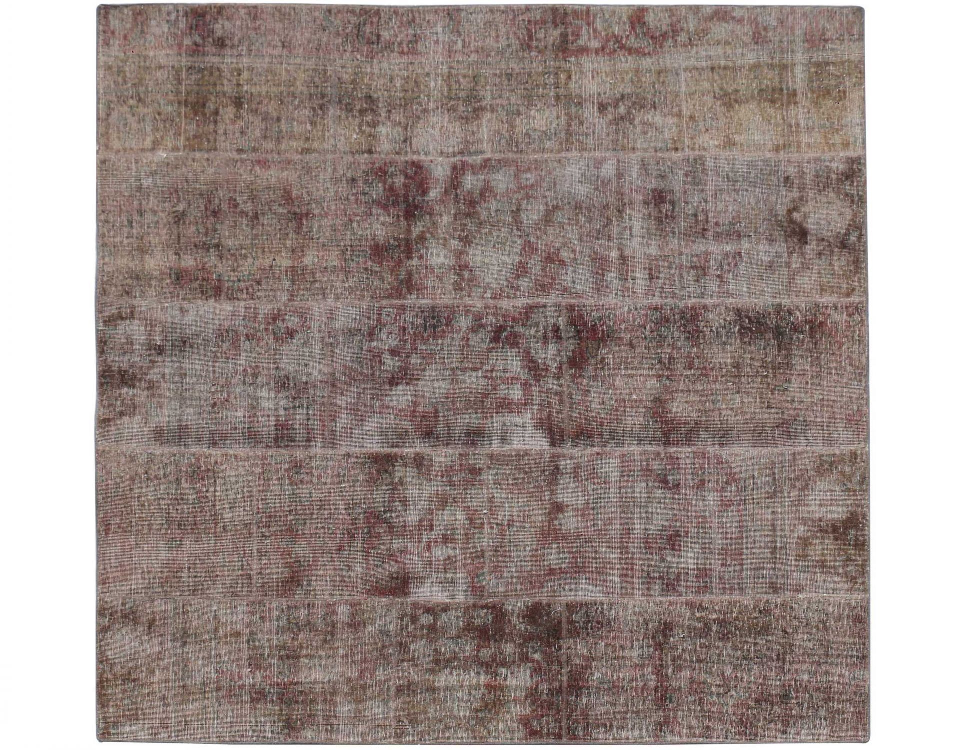 Tappeto Patchwork  marrone <br/>231 x 229 cm