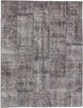Patchwork Carpet 313 x 222 brown