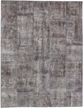 Patchwork Tapijt 313 x 222 bruin
