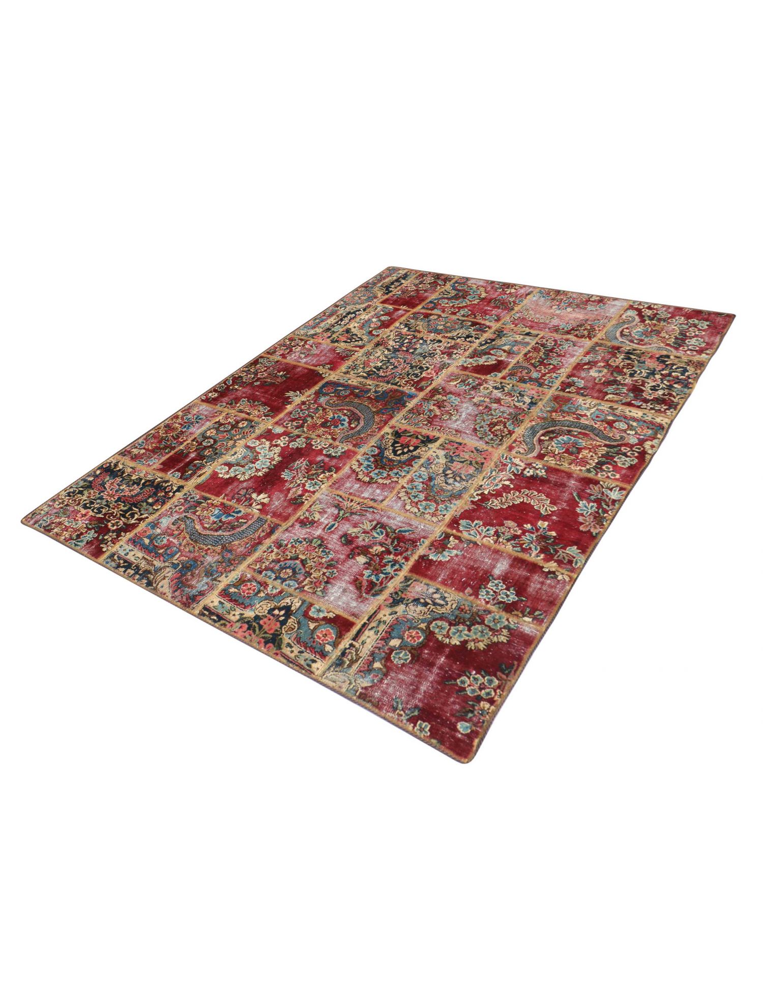 Patchwork persiano  rosso <br/>220 x 160 cm