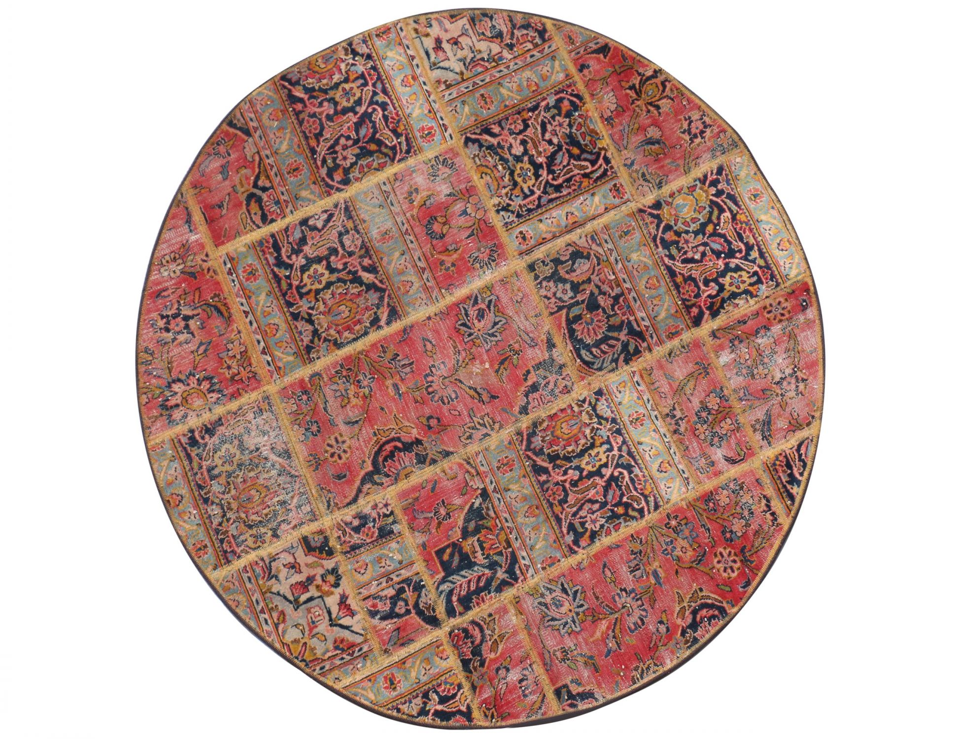 Vintage Teppich  mehrfarbig <br/>151 x 151 cm