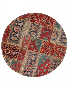 Patchwork Carpet 140 x 140 multicolor 