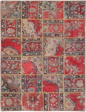 Vintage Teppich 240 x 140 mehrfarbig