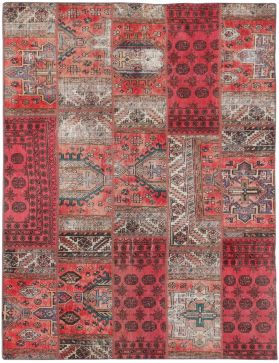 Alfombras Patchwork 277 x 173 rojo