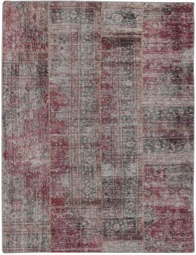 Patchwork Carpet 242 x 186 purple 